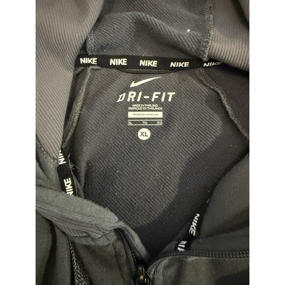 Nike Dri Fit Jacket Dark Gray Zip Up Unisex Adult Good Condition Size XL - Picture 2 of 3